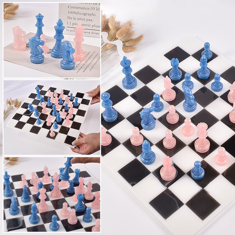 Checkmate, Creativity: Crafting a Heirloom-Quality Chess Set with OCHCHO Silicone Molds