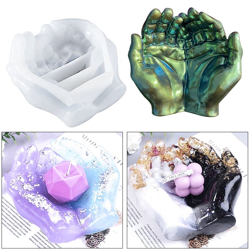 In Good Hands: The Art of Creating Resin Ashtrays with OCHCHO Double-Hand Silicone Mold