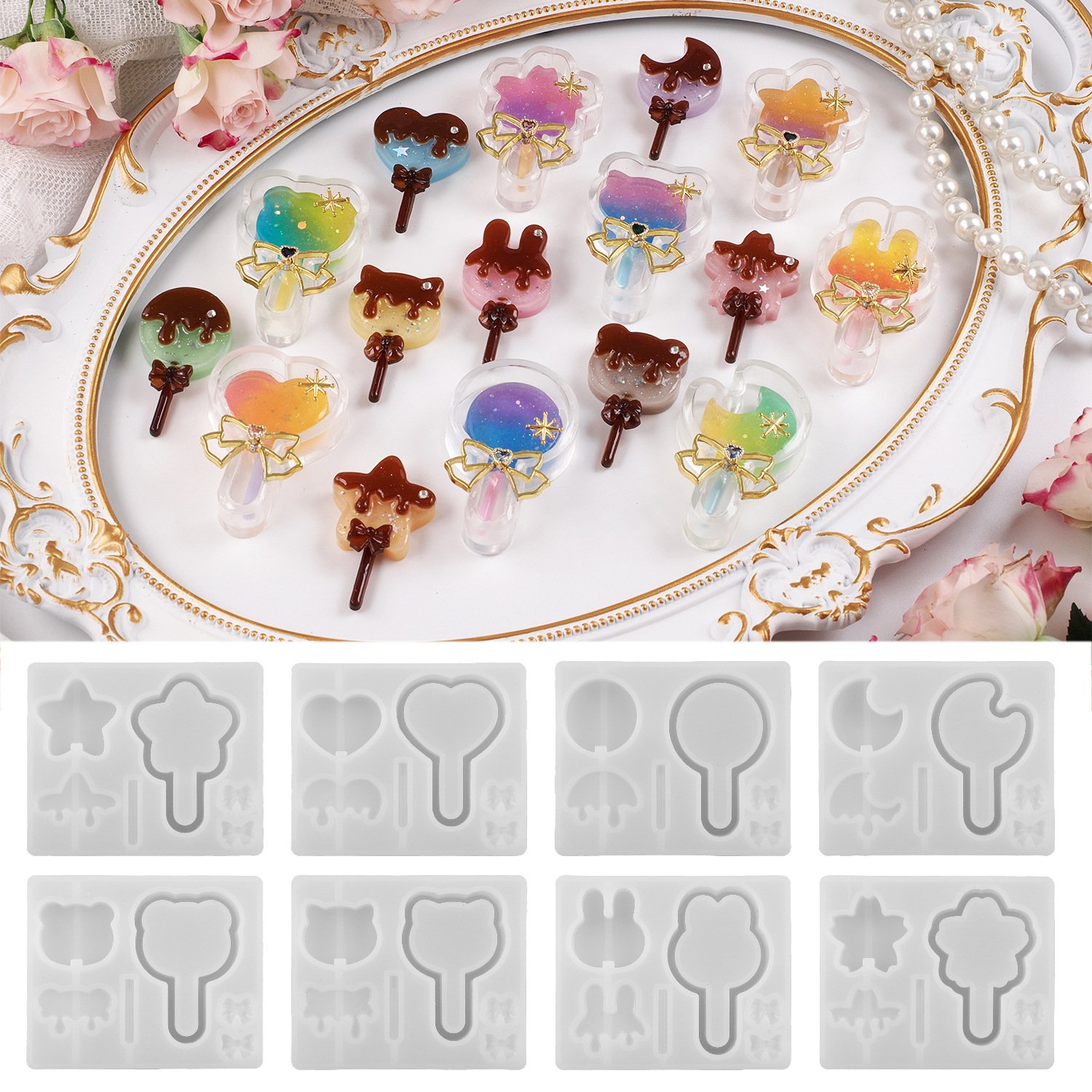 Sweeten Your Craft: The Ultimate Guide to DIY Lollipop Shaker Molds and Flatback Cabochons by OCHCHO