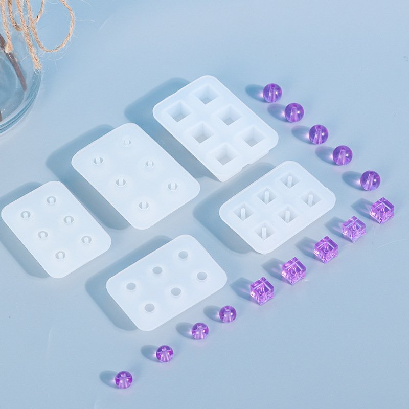 Create Your Own High-End Jewelry: The OCHCHO 6-Cavity Silicone Resin Mold for Perfect Spheres and Cubes