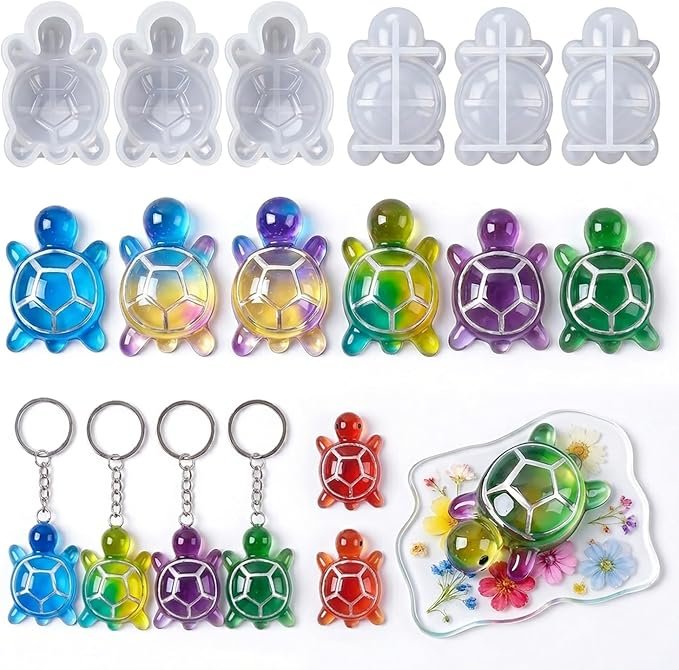 Small Turtle, Big Imagination: Why This 6PCS Turtle Silicone Mold is the Ultimate Mini Crafting Essential