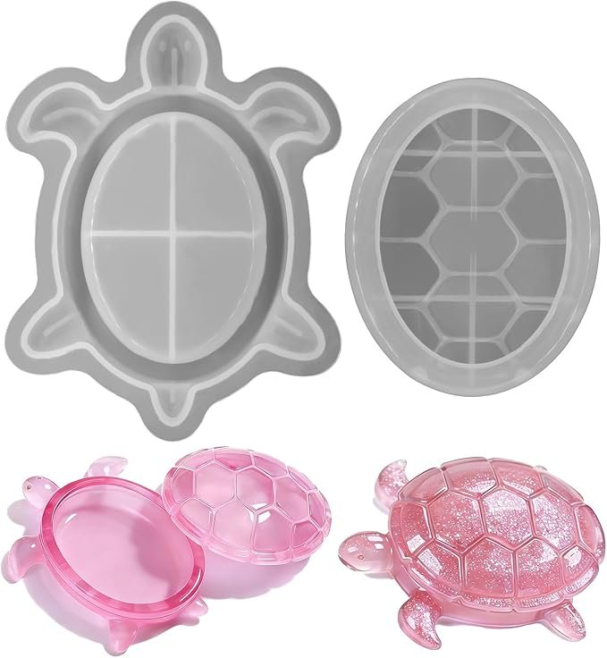 The Turtle Box Resin Mold That Turns Ocean Dreams into Functional Art – A Lid, A Shell, and Infinite Creativity
